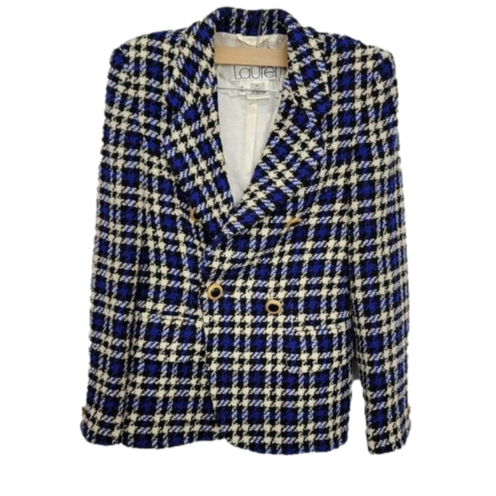 Laurel Escada Vintage 1980s Double Breasted Blazer